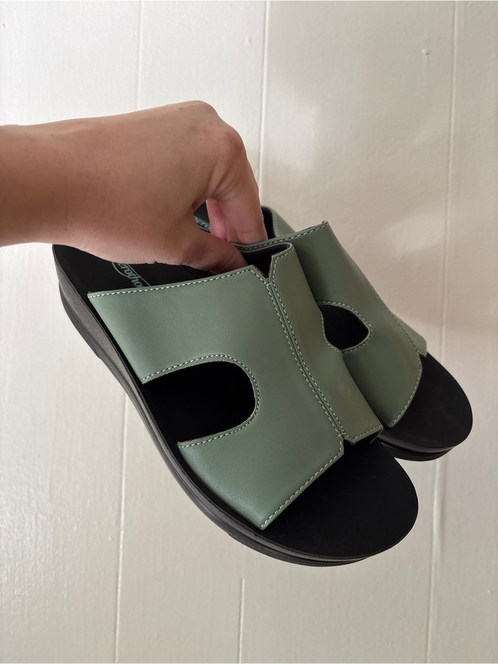 Aerothotic Wenzel Comfort Slide Teal Green NWOT 8.5